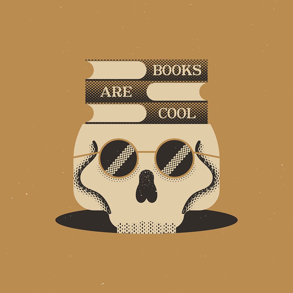 Books Are Cool art print by Vision Grasp Art for $57.95 CAD