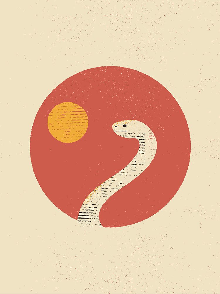 White Snake art print by Vision Grasp Art for $57.95 CAD