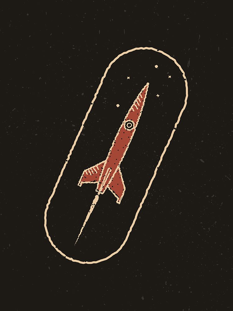 Red Rocket art print by Vision Grasp Art for $57.95 CAD