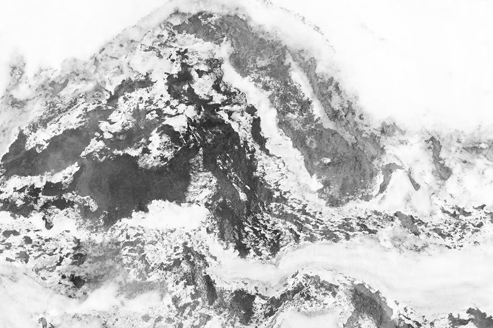 Black And White Marble Mountain 06 art print by Amini54 for $57.95 CAD