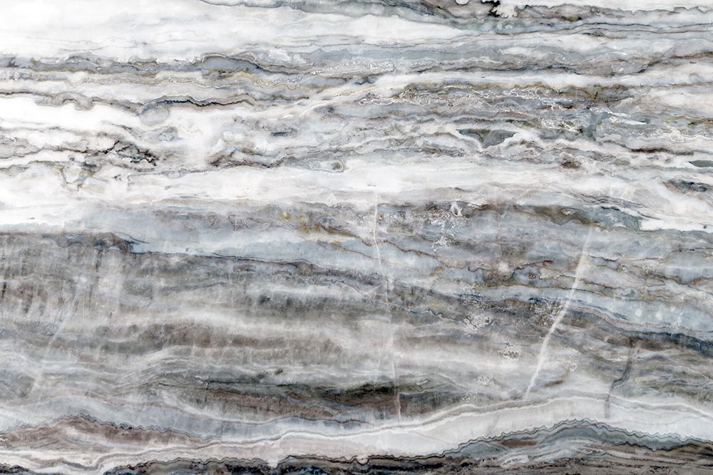Blue And White Marble 07 art print by Amini54 for $57.95 CAD