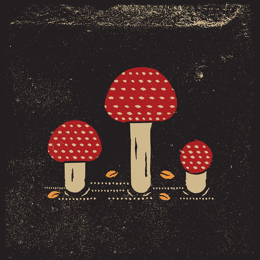 Mushrooms art print by Vision Grasp Art for $57.95 CAD