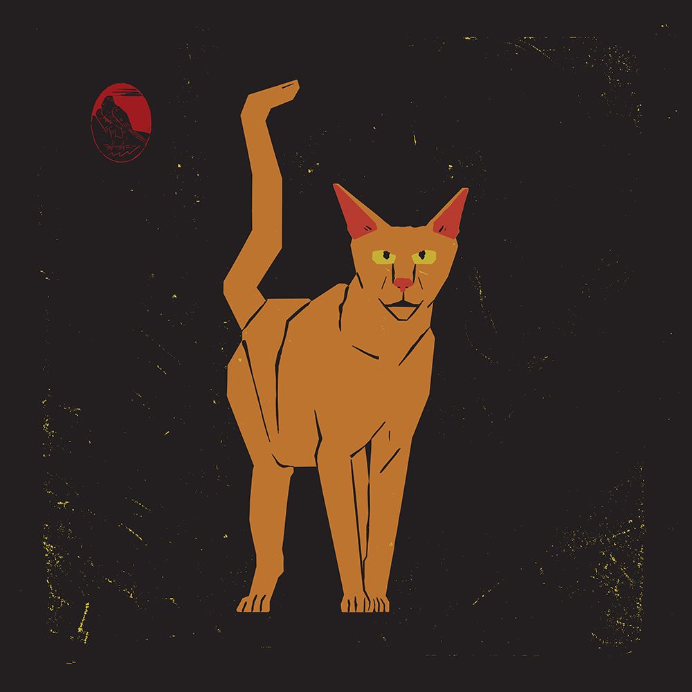 Orange Cat art print by Vision Grasp Art for $57.95 CAD