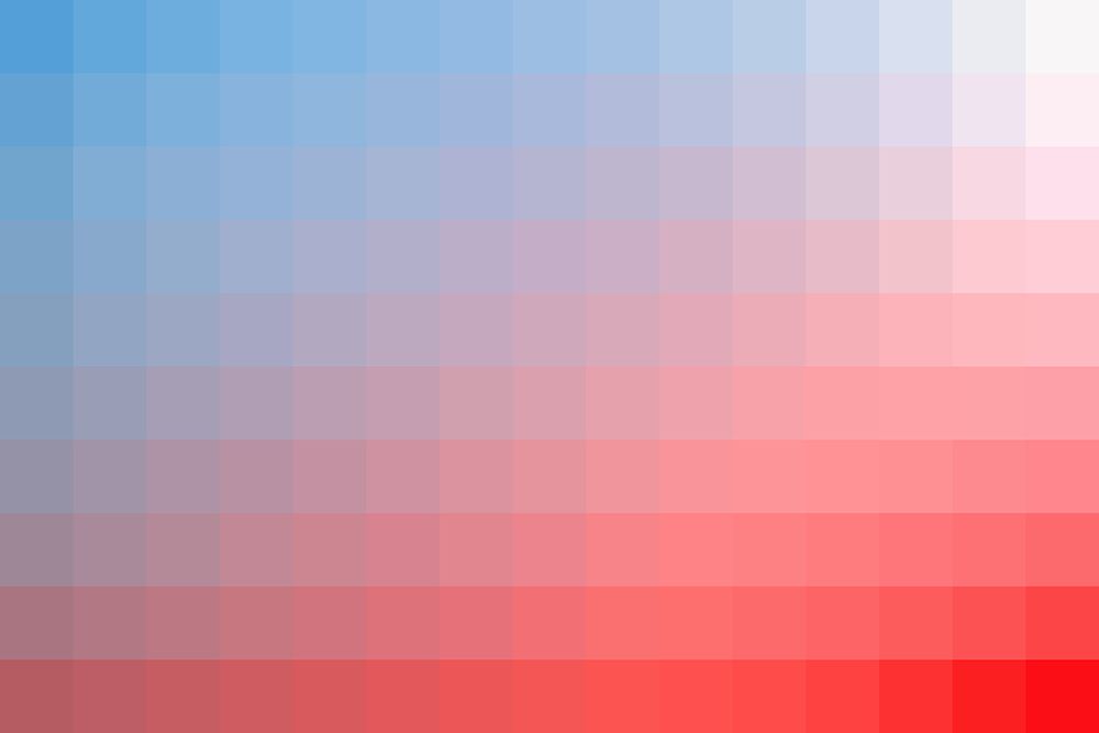 Lumen, Red, White And Blue Glow art print by Amini54 for $57.95 CAD