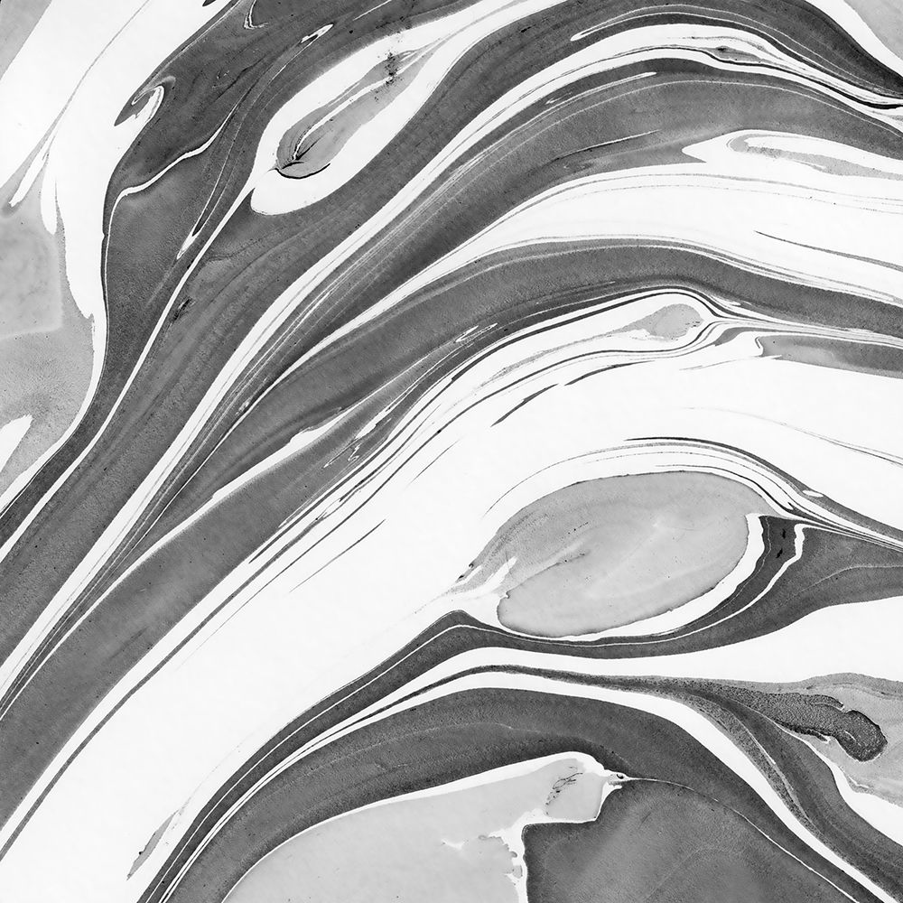 Ink Marbling Black And White 02 art print by Amini54 for $57.95 CAD
