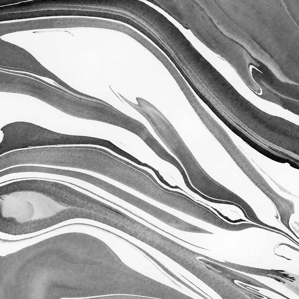 Ink Marbling Black And White 03 art print by Amini54 for $57.95 CAD