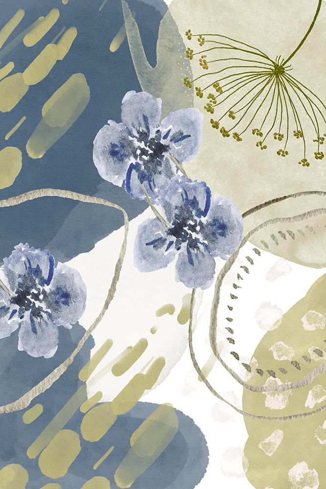 Bluey Green-2 art print by Sally Ann Moss for $57.95 CAD