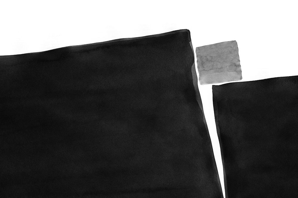 Minimal Black And White Abstract 04 art print by Amini54 for $57.95 CAD