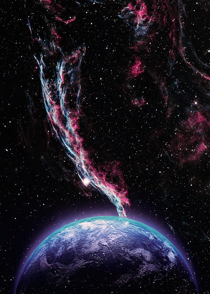 Earth Space art print by Al Barizi for $57.95 CAD