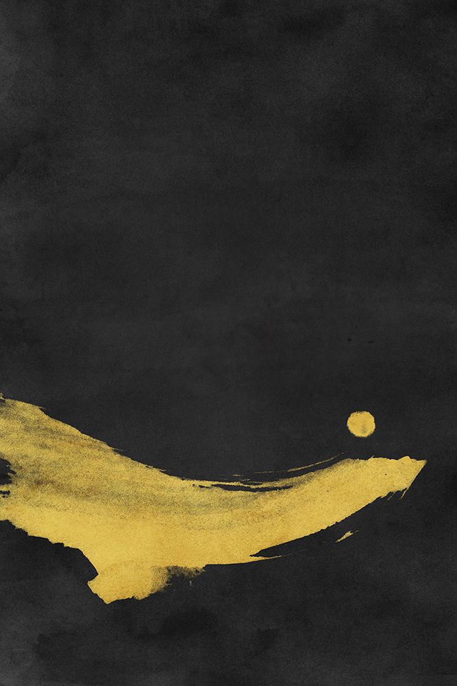 Minimal Landscape Black And Yellow 02 art print by Amini54 for $57.95 CAD
