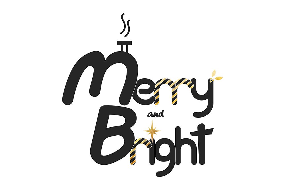 Merry An Bright art print by Amini54 for $57.95 CAD