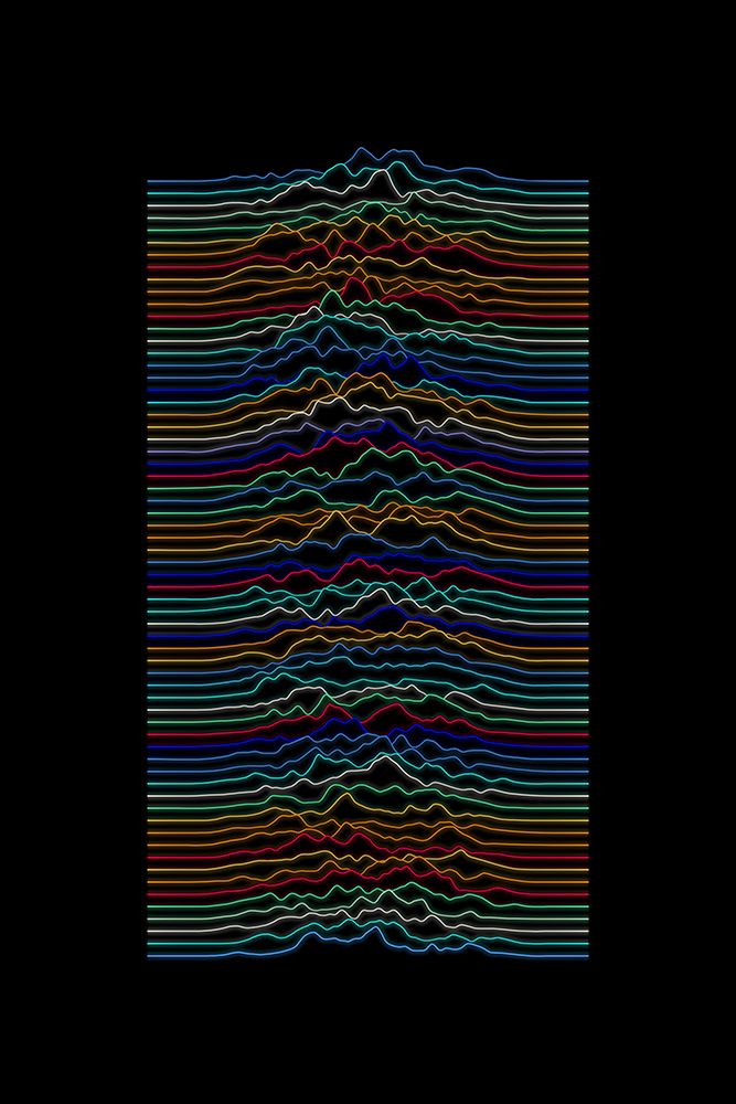 220116 Color Waveform art print by Amini54 for $57.95 CAD