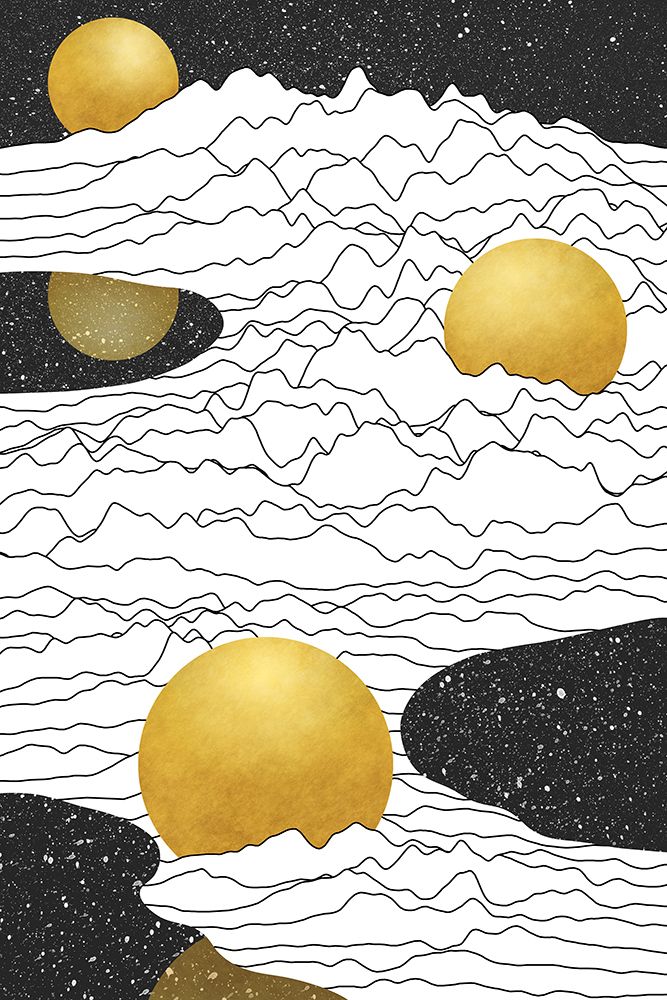 Mono Moonscape art print by Amini54 for $57.95 CAD