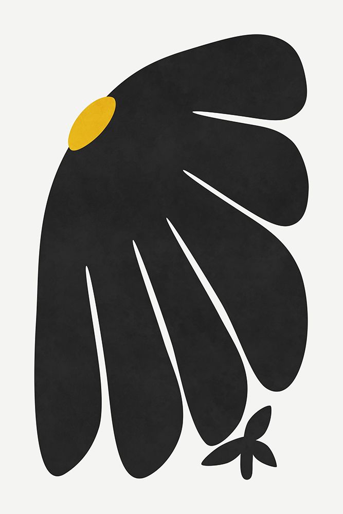 Black Daisy art print by Amini54 for $57.95 CAD