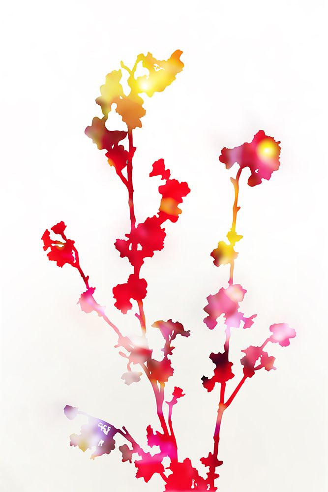 Florescence Red Flowers art print by Amini54 for $57.95 CAD