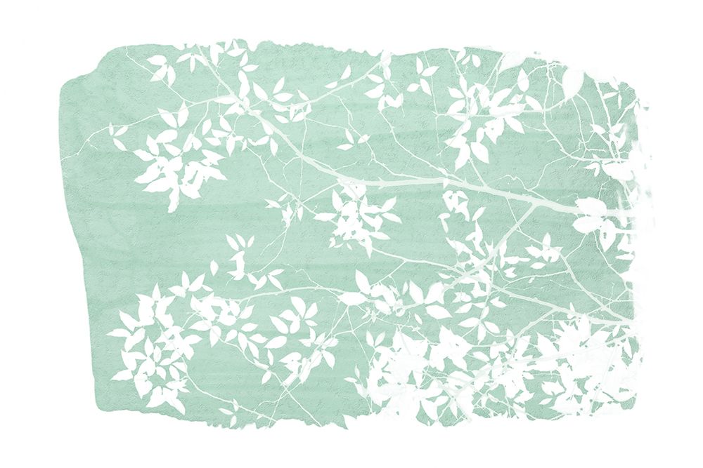 Mint Tree Foliage Silhouette art print by Amini54 for $57.95 CAD