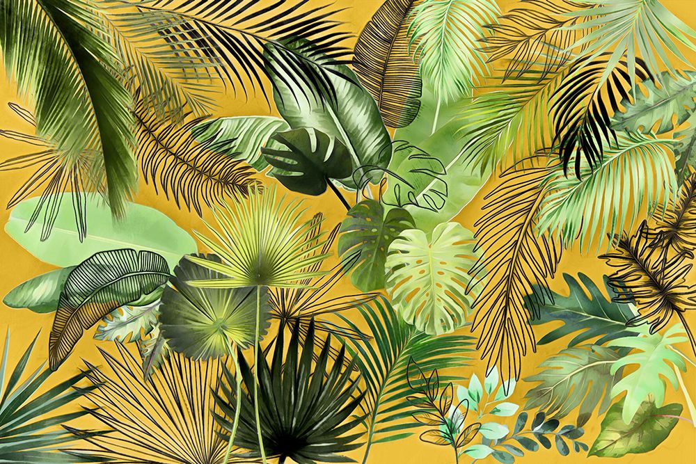 Tropical Foliage 06 art print by Amini54 for $57.95 CAD