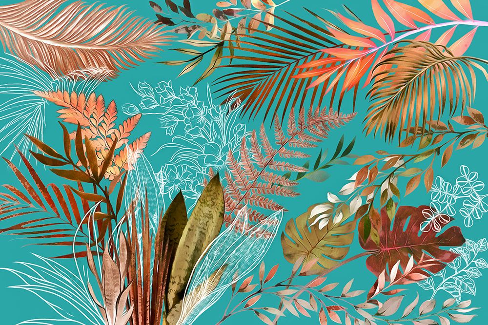 Tropical Foliage 08 art print by Amini54 for $57.95 CAD