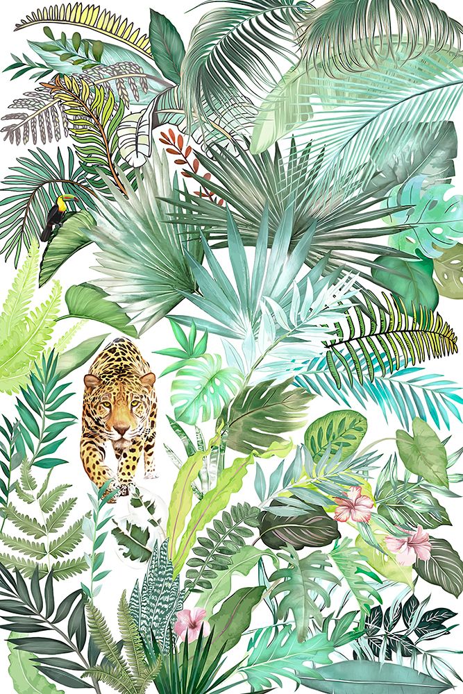 Jungle Leopard 03 art print by Amini54 for $57.95 CAD