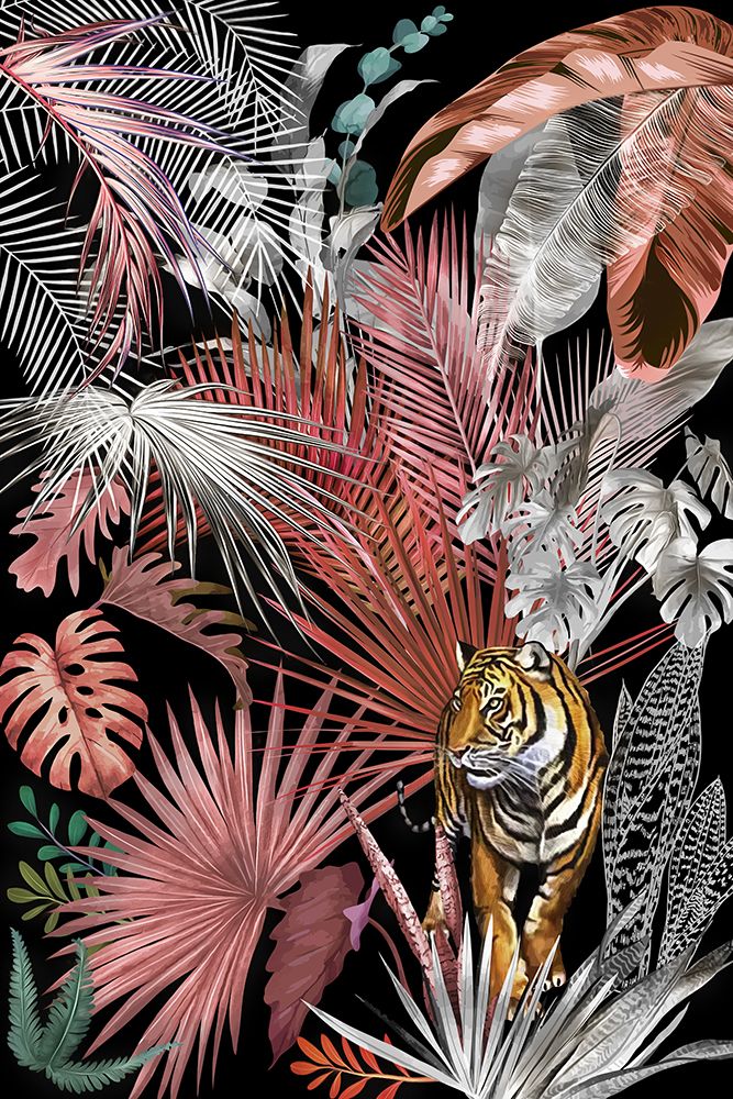 Jungle Tiger 02 art print by Amini54 for $57.95 CAD