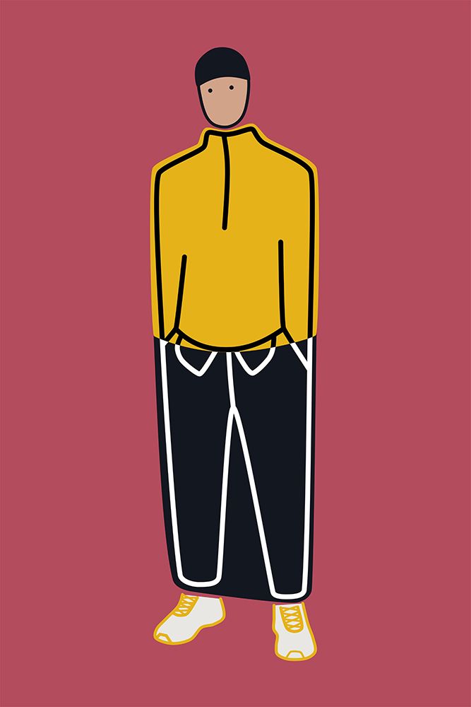 Hands In Pockets art print by Amini54 for $57.95 CAD