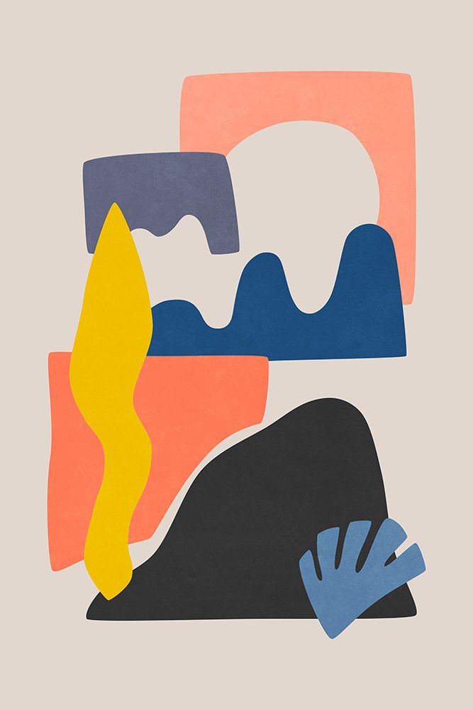 Horizon Shapes Color And Shapes art print by Amini54 for $57.95 CAD