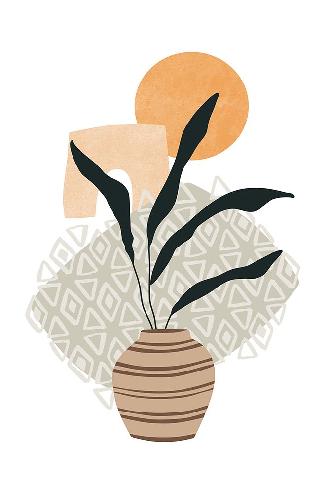Tropical Villa Color And Shapes 03 art print by Amini54 for $57.95 CAD