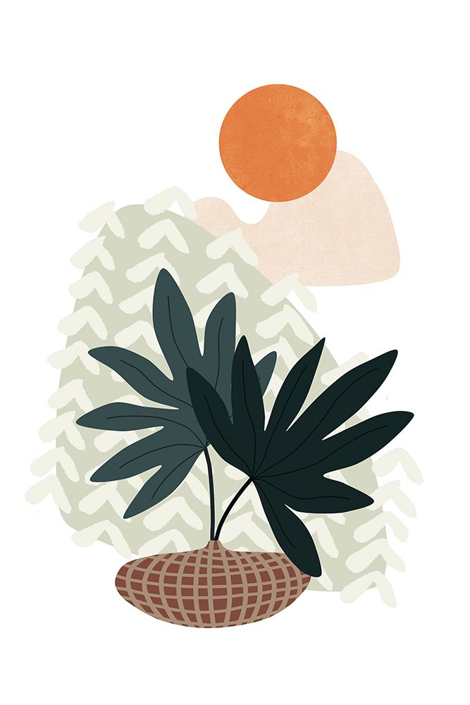 Tropical Villa Color And Shapes 04 art print by Amini54 for $57.95 CAD