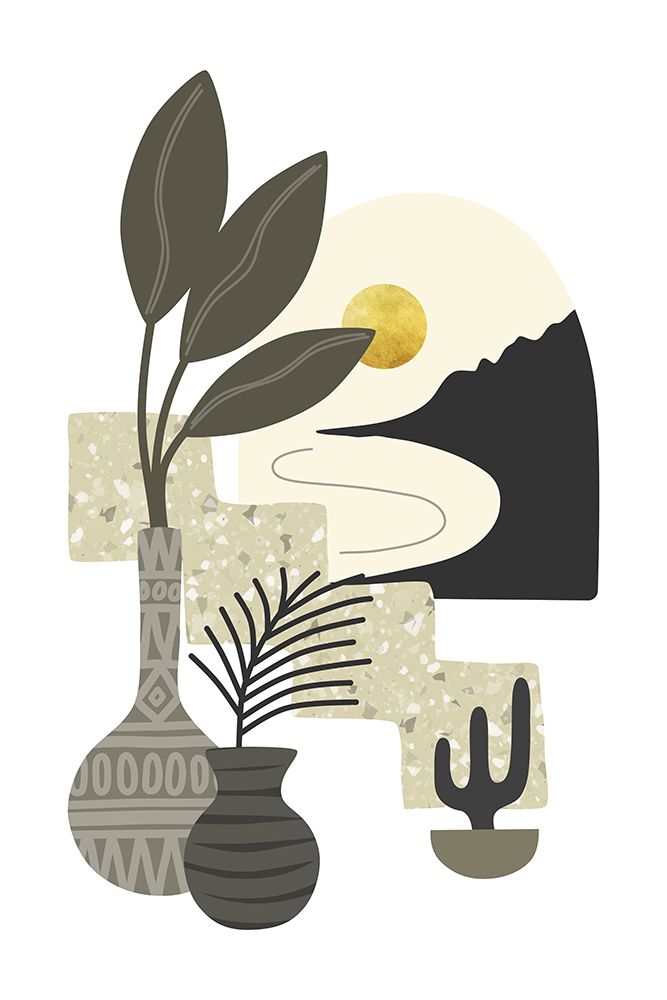 Tropical Villa Color And Shapes 07 art print by Amini54 for $57.95 CAD