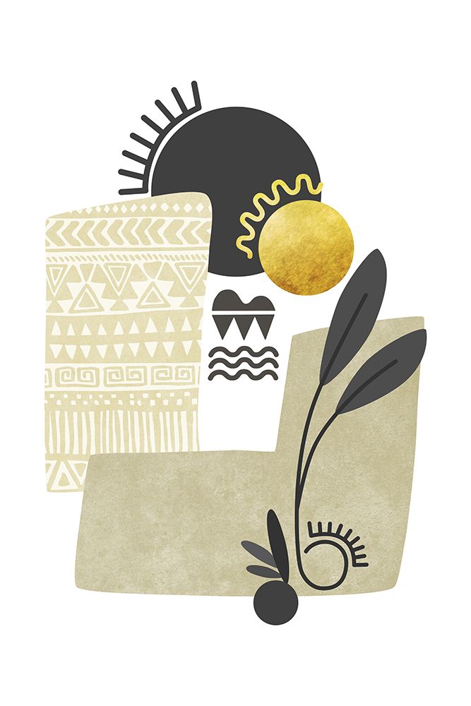 Tropical Villa Color And Shapes 12 art print by Amini54 for $57.95 CAD