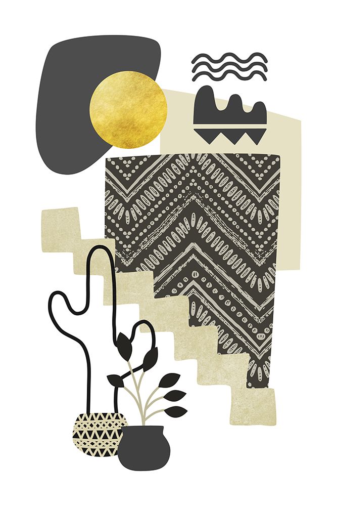 Tropical Villa Color And Shapes 13 art print by Amini54 for $57.95 CAD