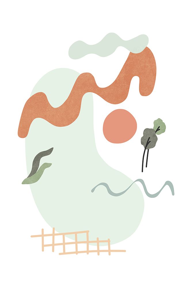 Tropical Villa Color And Shapes 21 art print by Amini54 for $57.95 CAD