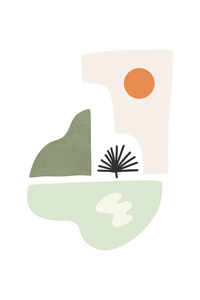 Tropical Villa Color And Shapes 30 art print by Amini54 for $57.95 CAD