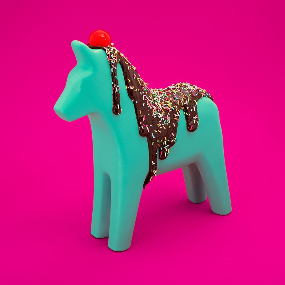 Chocohorse.1 art print by Julia Ramiro for $57.95 CAD