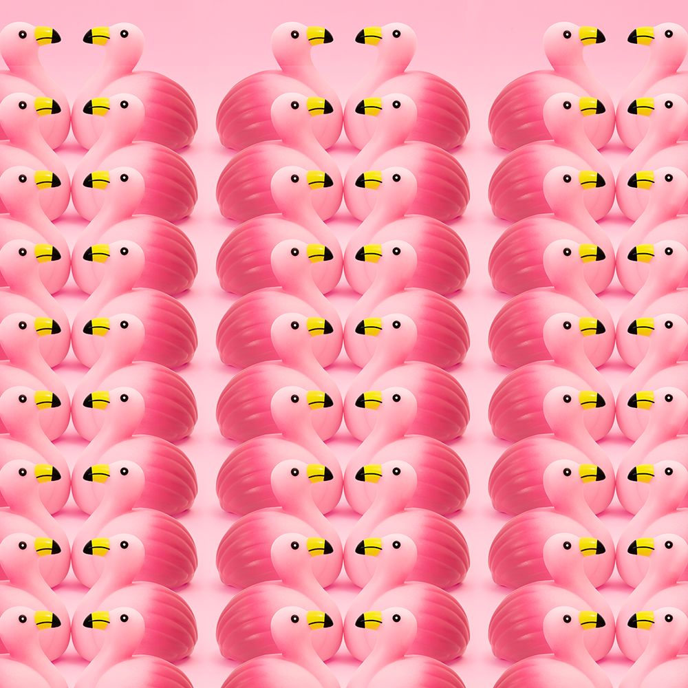 Flamencos.5 art print by Julia Ramiro for $57.95 CAD