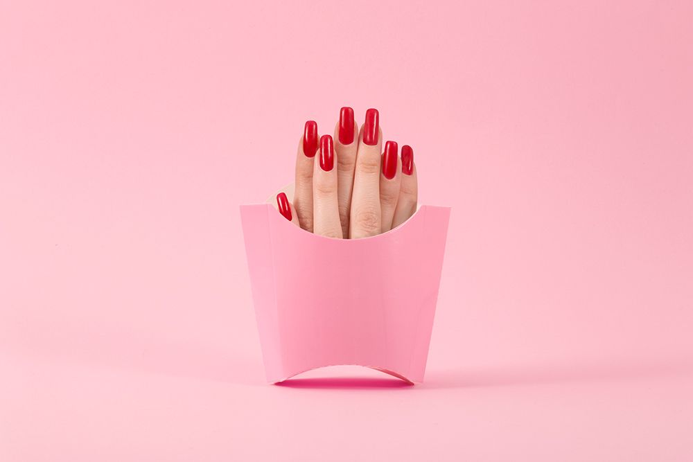 Finger Fries art print by Julia Ramiro for $57.95 CAD