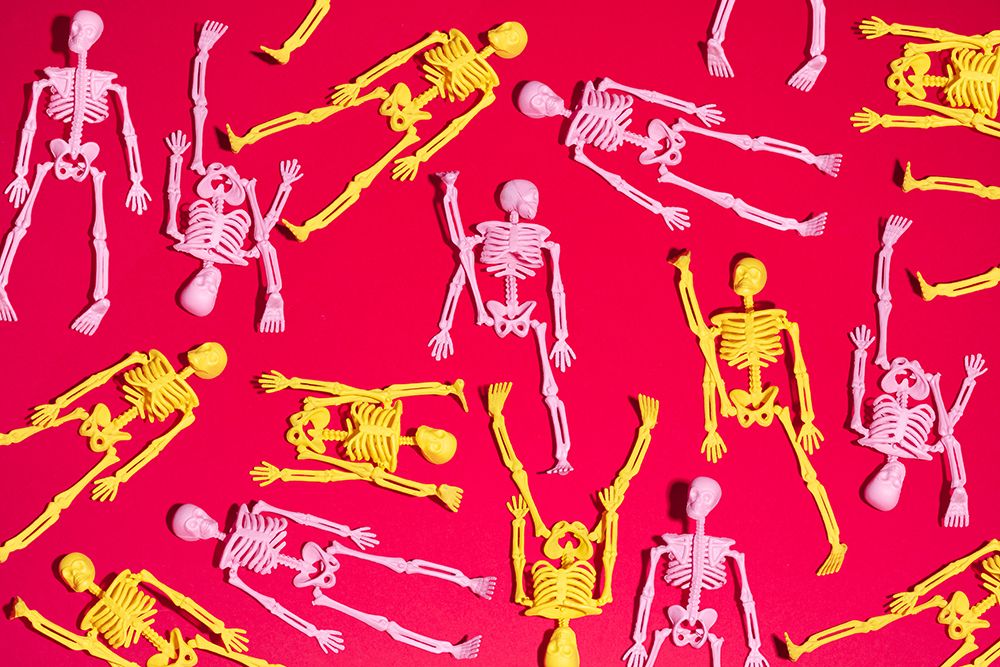 Skeletons art print by Julia Ramiro for $57.95 CAD