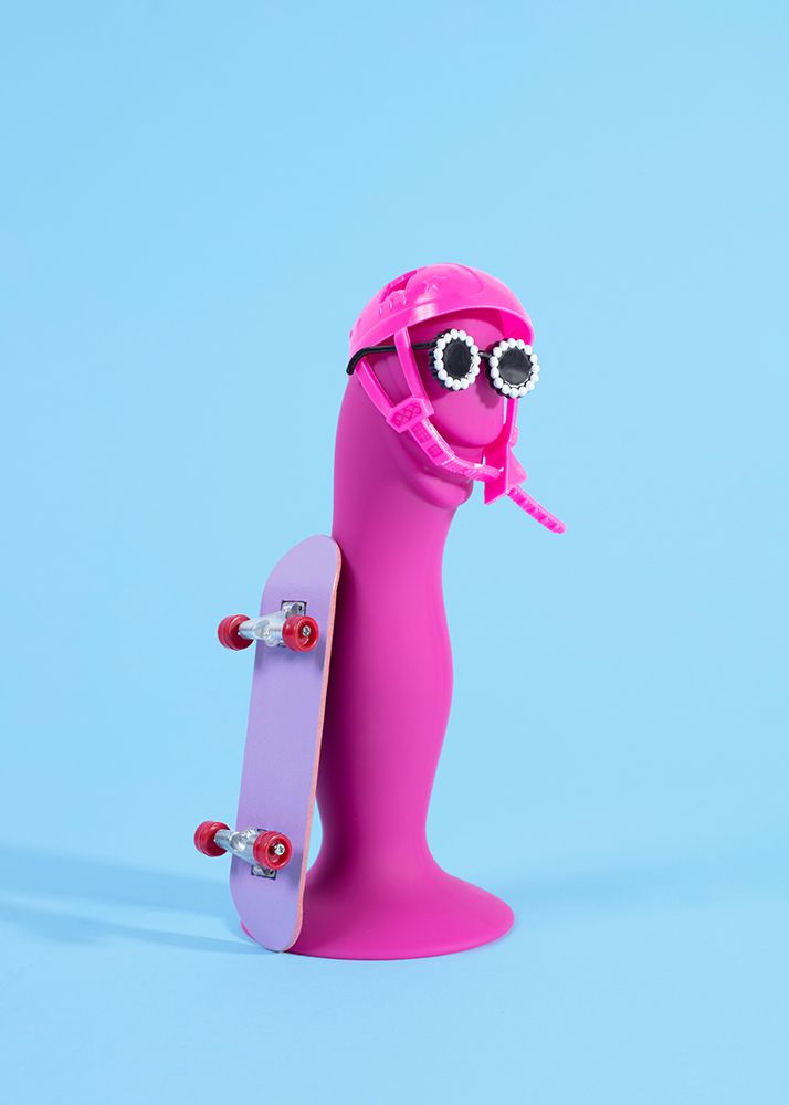 Skater Dildo art print by Julia Ramiro for $57.95 CAD