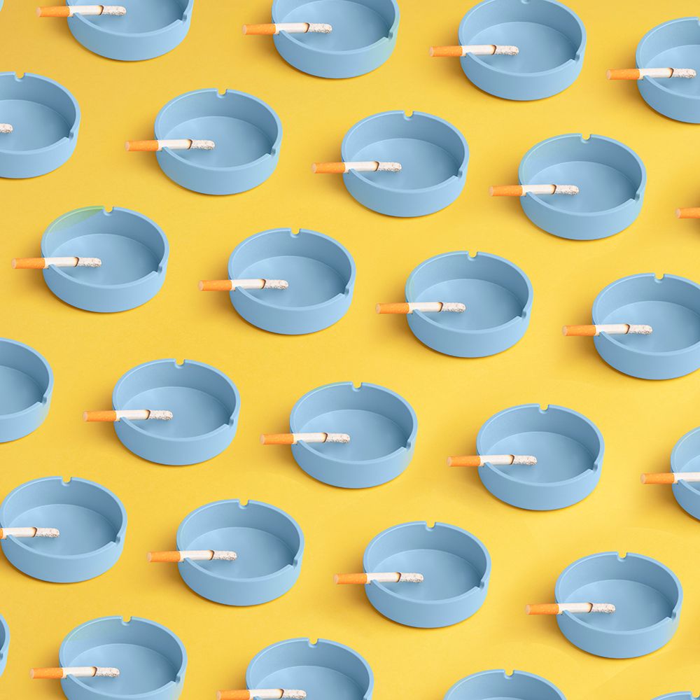Ashtray.Pattern.1 art print by Julia Ramiro for $57.95 CAD