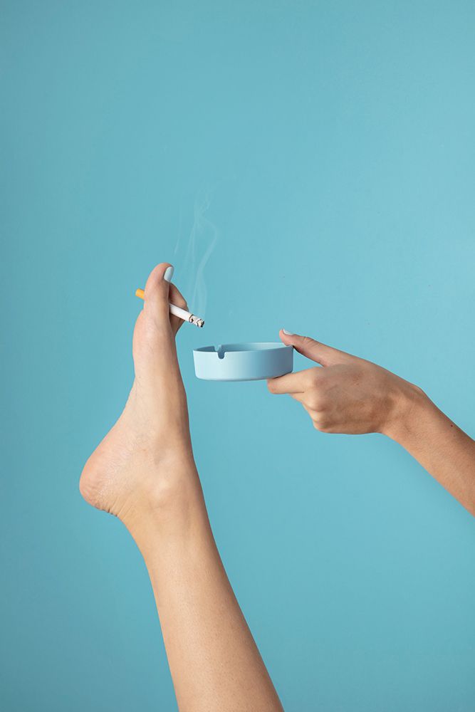 Smoking art print by Julia Ramiro for $57.95 CAD