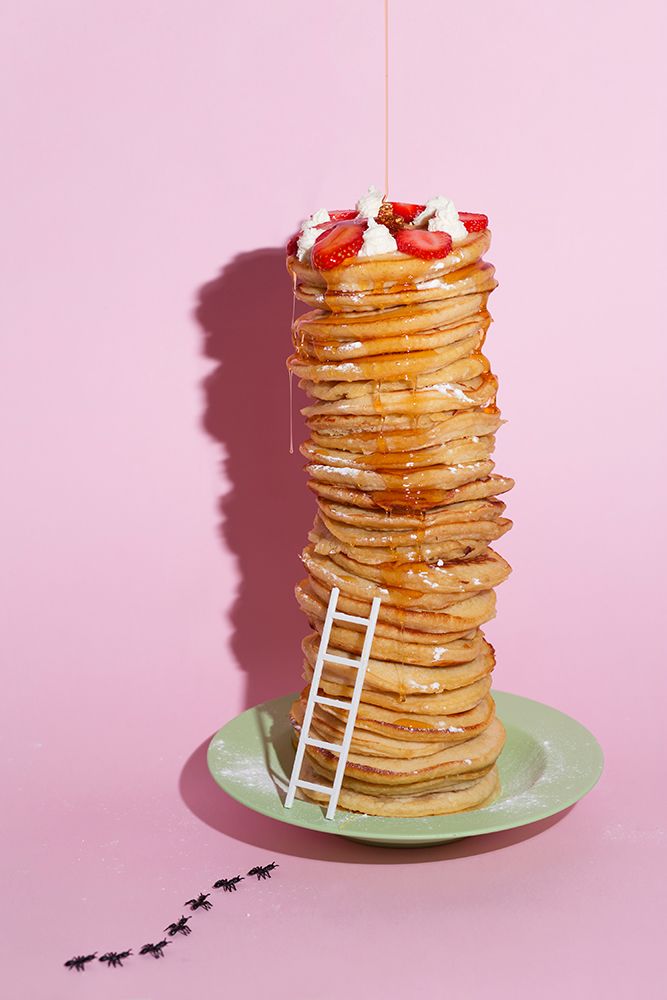 Pancakes art print by Julia Ramiro for $57.95 CAD