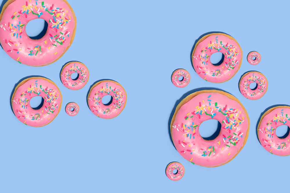 Donuts art print by Julia Ramiro for $57.95 CAD
