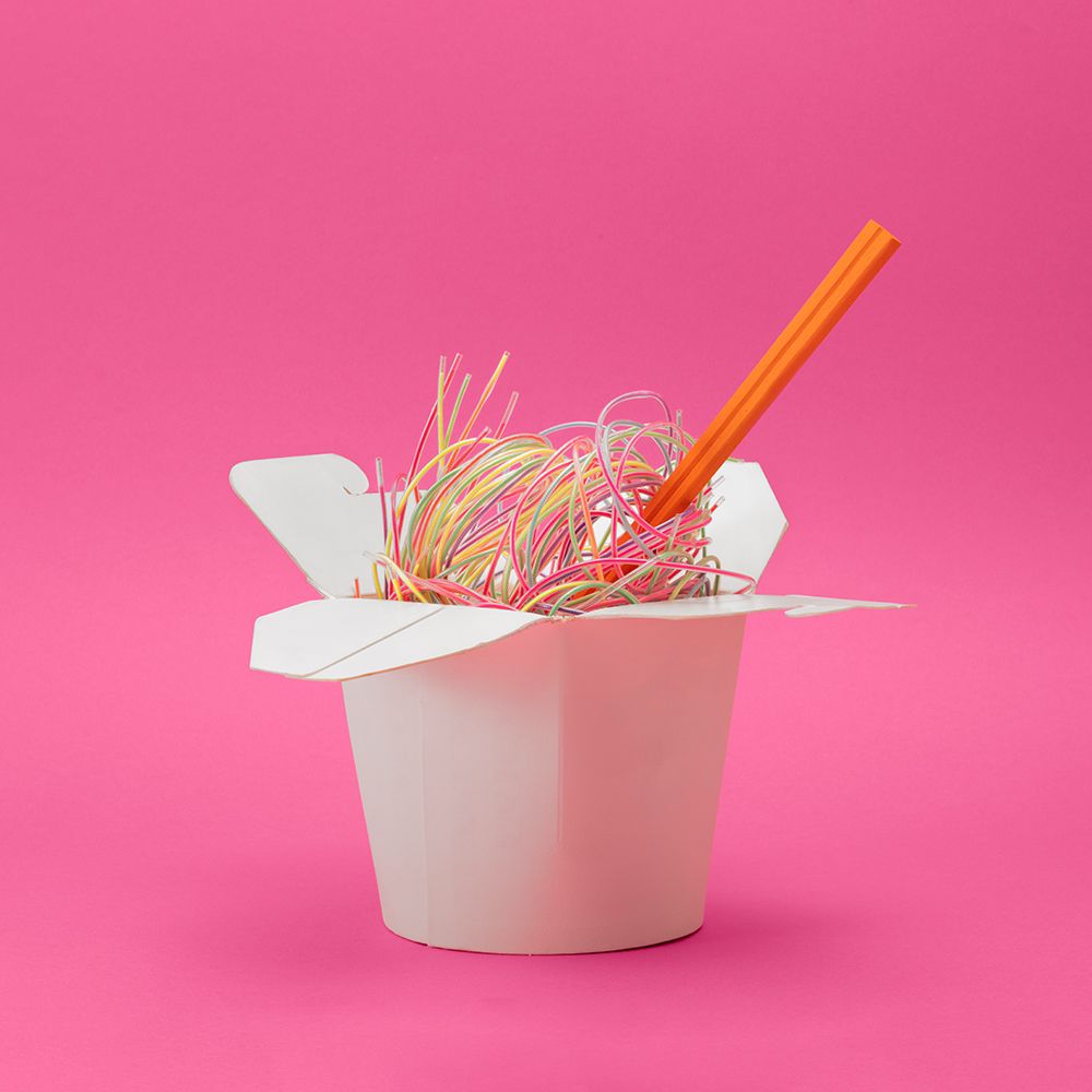 Scobidou Noodles art print by Julia Ramiro for $57.95 CAD