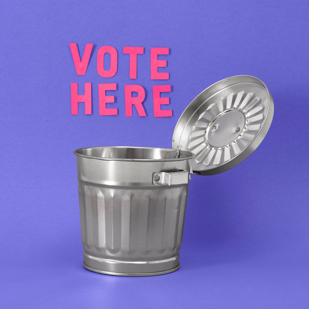 Vote Here art print by Julia Ramiro for $57.95 CAD