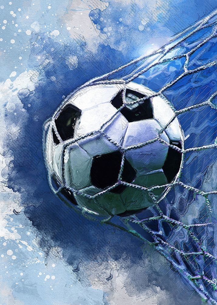 Football 3 Sport Art art print by Justyna Jaszke for $57.95 CAD