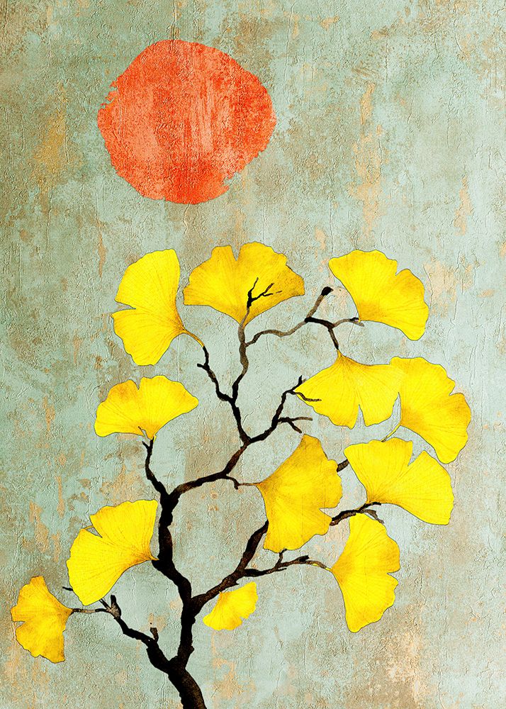Ginko Biloba And Sun art print by Justyna Jaszke for $57.95 CAD