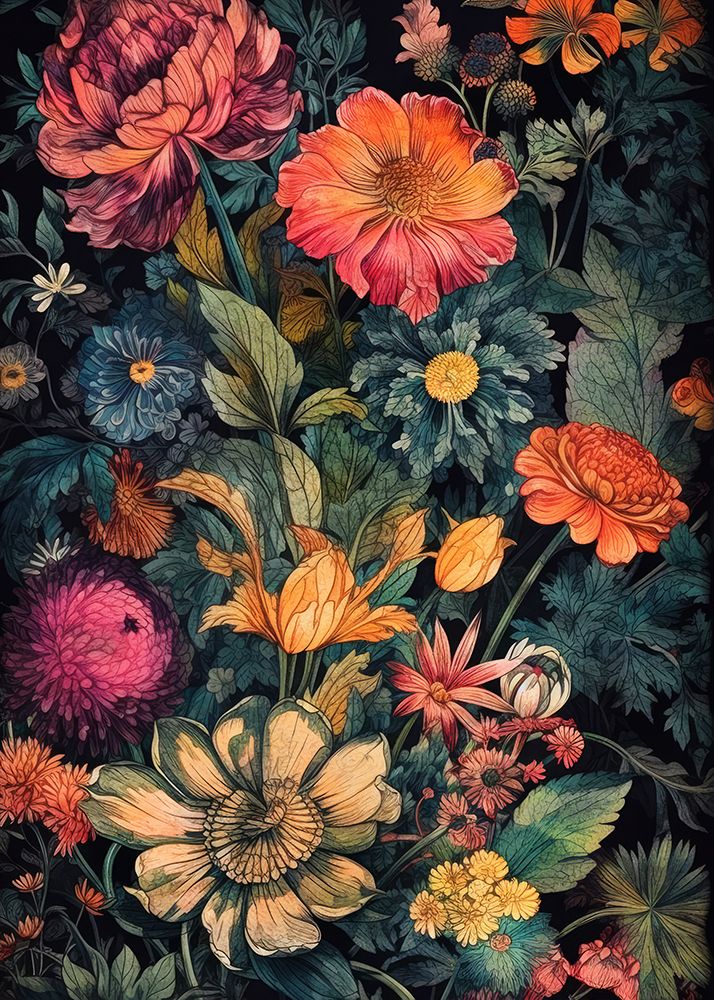 Meadow Flowers 2 art print by Justyna Jaszke for $57.95 CAD