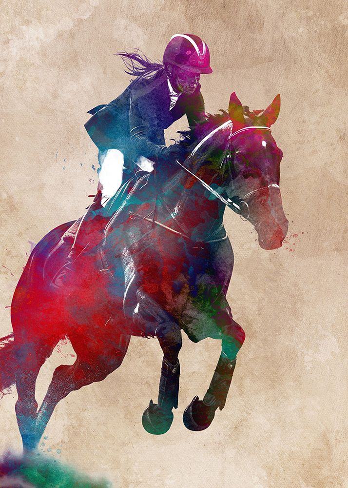 Horse Rider art print by Justyna Jaszke for $57.95 CAD