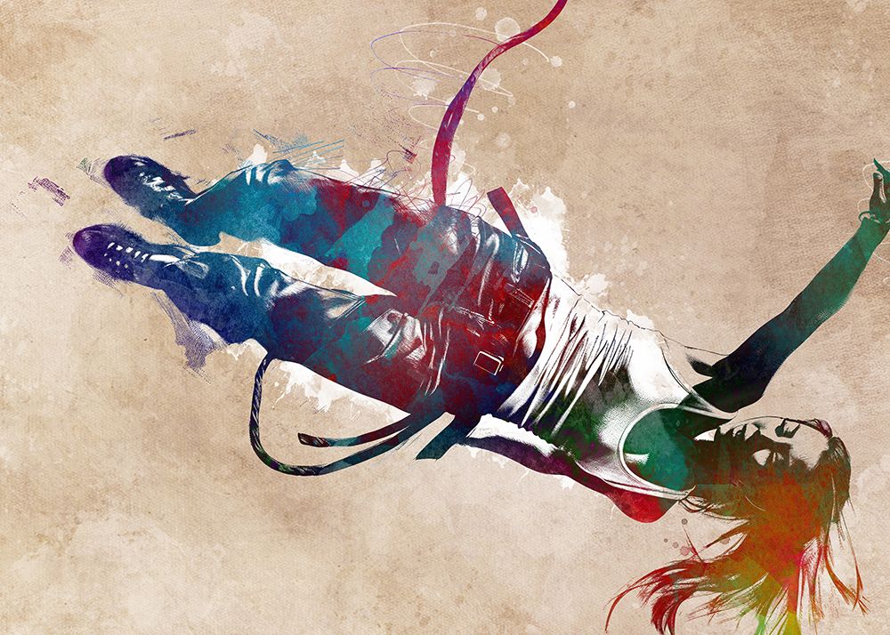 Bungee Jump art print by Justyna Jaszke for $57.95 CAD
