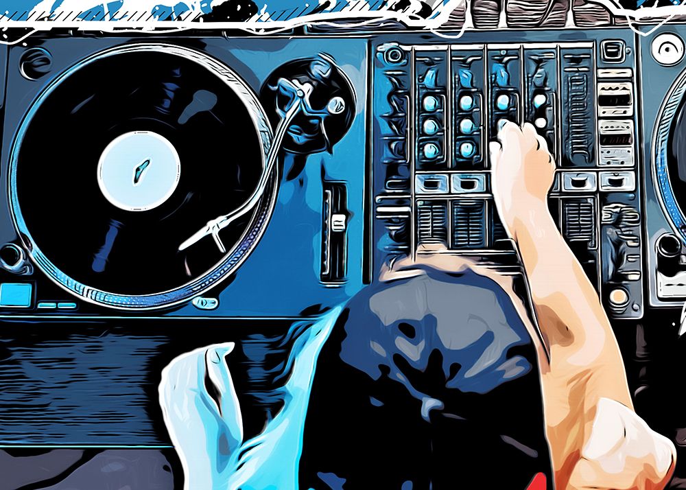Music Dj Set 2 art print by Justyna Jaszke for $57.95 CAD